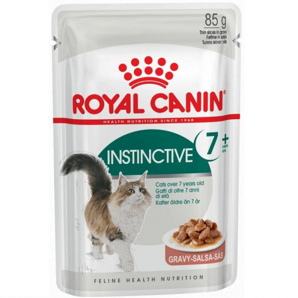 Влажный корм Royal Canin кусочки в соусе для кошек в возрасте старше 7 лет Instinctive 7+ 85гр