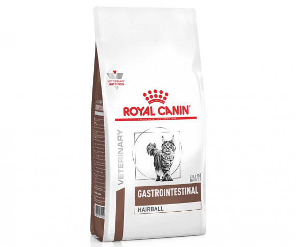 Ветеринарный корм Royal Canin для кошек Gastro Intestinal Hairball Control 2кг