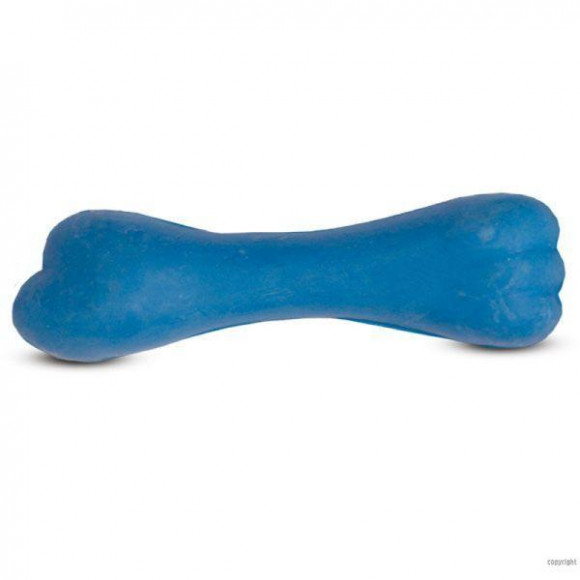 Игрушка "Кость литая малая" 11 см (пластикат), синяя Зооник