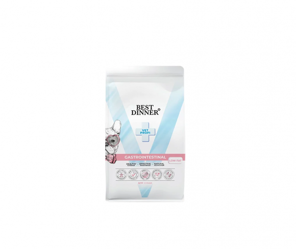 Ветеринарный корм Best Dinner VET PROFI диета для собак всех пород Gastro Intestinal Low Fat 2 кг
