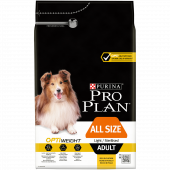 Корм Purina Pro Plan для склонных к избыточному весу и/или стерилизованных взрослых собак всех пород, с высоким содержанием курицы 3 кг Корм Purina Pro Plan для склонных к избыточному весу и/или стерилизованных взрослых собак всех пород, с высоким содержанием курицы 3 кг