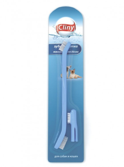 Зубная щетка + массажер для десен Cliny