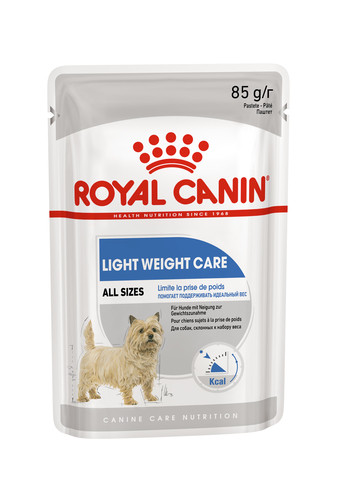 Влажный корм Royal Canin для взрослых собак в целях профилактики избыточного веса Light Weight 85г (паштет)