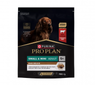 Корм Purina Pro Plan DUO DELICE для взрослых собак мелких и карликовых пород с превосходным вкусом и двойной текстурой гранул с говядиной, 700 г