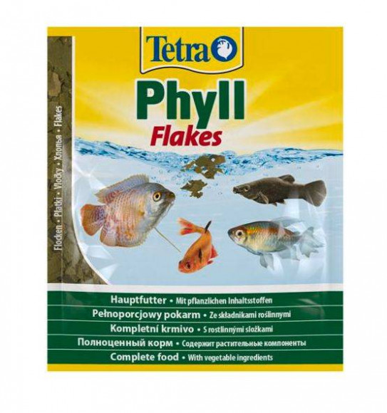 Корм для травоядных рыб TetraPhyll 12г