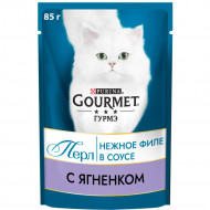 Влажный корм Purina Gourmet Перл для кошек, ягнёнок, пауч, 85 г Влажный корм Purina Gourmet Перл для кошек, ягнёнок, пауч, 85 г
