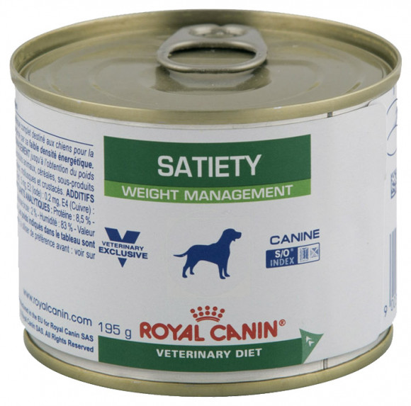 Ветеринарный влажный корм Royal Canin для собак маленьких пород контроль избыточного веса Satiety Weight Management 410гр