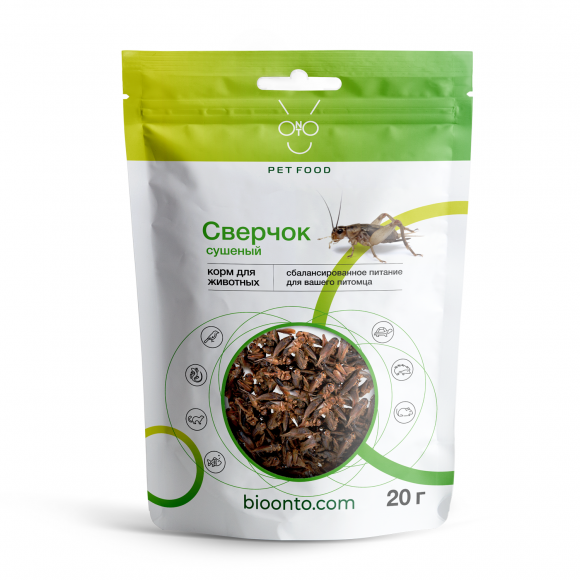 Сверчок сушеный ONTO, 20 г Сверчок сушеный ONTO, 20 г
