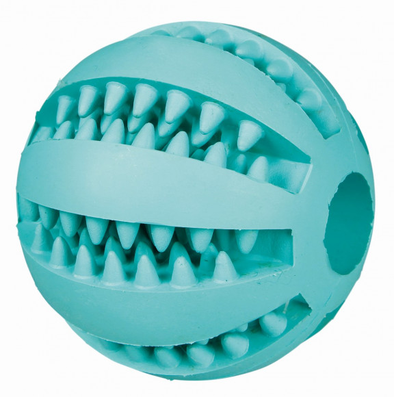 Игрушка для собаки "Мяч для бейсбола" Denta Fun, ф 5 см, резина, зелёный TRIXIE