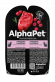 Влажный корм AlphaPet Superpremium для для кошек с чувствительным пищеварением «Говядина и малина мясные кусочки в соусе» 80г