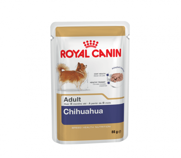 АКЦИЯ! 5+1 Влажный корм Royal Canin для взрослых собак породы чихуахуа Adult Chihuahua паштет 5*85гр + 1*85гр в подарок