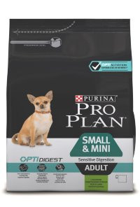 Корм Purina Plan SENSITIVE DIGESTION для взрослых собак мелких и карликовых пород с чувствительным пищеварением с ягненком, 700 г