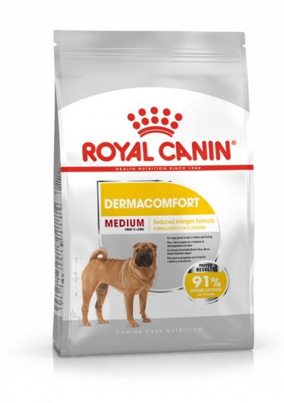 Корм Royal Canin для собак средних пород с чувствительной кожей Medium DermaComfort 10кг