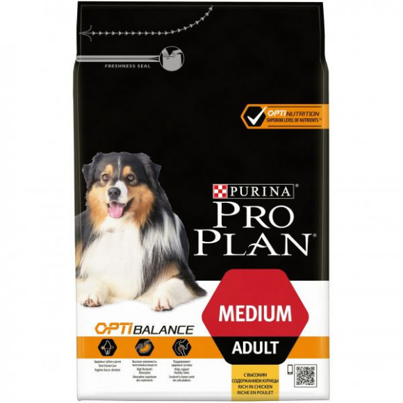 Корм Purina Pro Plan EVERYDAY NUTRITION для взрослых собак средних пород с курицей, 3 кг Корм Purina Pro Plan EVERYDAY NUTRITION для взрослых собак средних пород с курицей, 3 кг