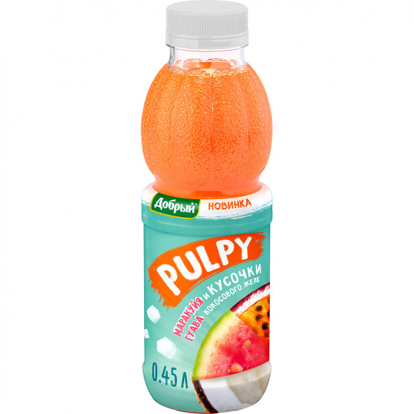 Сок Добрый Pulpy маракуйя/гуава/кокос 0,450л
