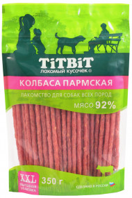 Лакомство Титбит Колбаса Пармская XXL для собак всех пород 350 г