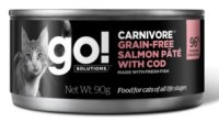 Консервы GO! Natural Holistic Grain Free Salmon Pate with Cod CF беззерновые для кошек с лососем и треской 90гр