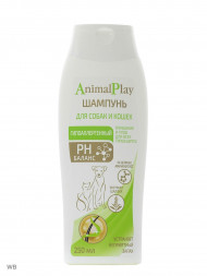 Animal Play Шампунь Гипоаллергенный для собак и кошек 250 мл Animal Play Шампунь Гипоаллергенный для собак и кошек 250 мл