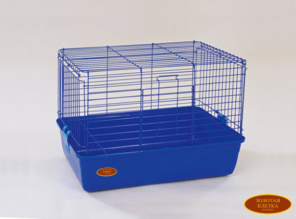 Клетка для кроликов, морских свинок и др. 60х36х40 см, "эмаль" (R1F)