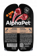 Влажный корм AlphaPet для щенков, беременных и кормящих собак "Ягненок и морковь мясные кусочки в соусе" 100г