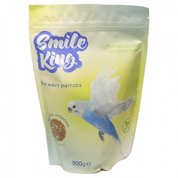 Smile King корм для волнистых попугайчиков 500г