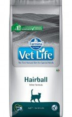 Ветеринарный корм Farmina Vet Life Cat Hairball для кошек снижает образование и способствует выведению шерстяных комочков из ЖКТ 2кг