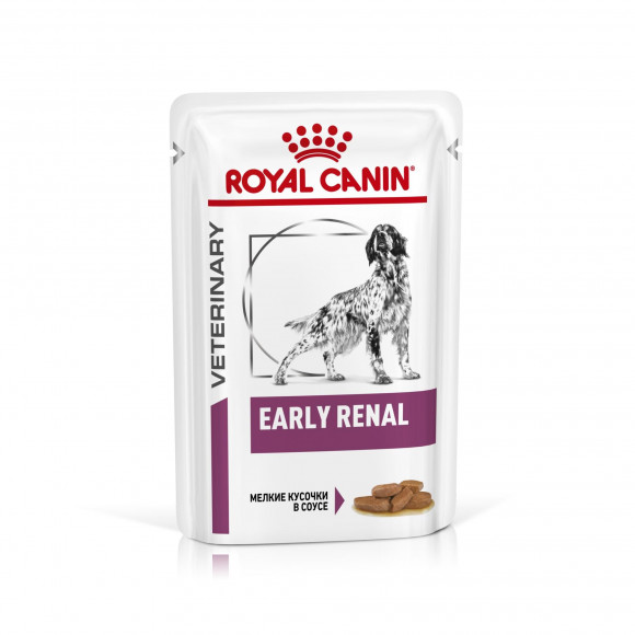 Ветеринарный влажный корм Royal Canin Early Renal для собак при ранней стадии почечной недостаточности, в соусе 100гр