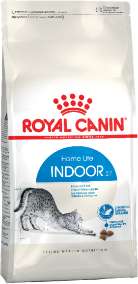 Корм Royal Canin для домашних кошек c нормальным весом (1-7 лет) Indoor 27 400 г Корм Royal Canin для домашних кошек c нормальным весом (1-7 лет) Indoor 27 400 г