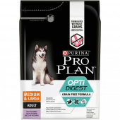 СКИДКА!!! Корм Purina Pro Plan Optidigest Grain Free Formula для взрослых собак средних и крупных пород с чувствительным пищеварением, индейка, 2,5 кг (СРОК 28.02.2025) СКИДКА!!! Корм Purina Pro Plan Optidigest Grain Free Formula для взрослых собак средних и крупных пород с чувствительным пищеварением, индейка, 2,5 кг (СРОК 28.02.2025)