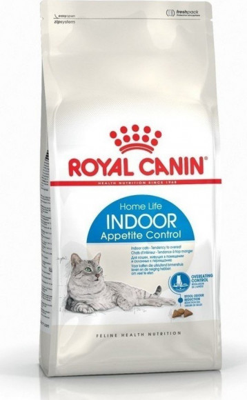 Корм Royal Canin для домашних кошек склонных к перееданию (1-7 лет) Indoor Appetite Control 2кг