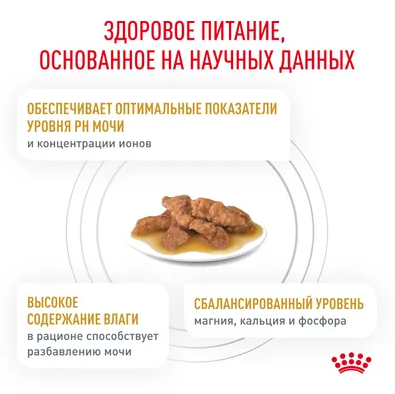 Ветеринарный влажный корм Royal Canin для кошек "Лечение и профилактика МКБ" Urinary S/O 85 г