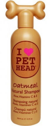 Pet Head Oatmeal Шампунь "100% натуральный" для собак с маслом овсянки, жожоба, без сульфатов и парабенов 354мл Pet Head Oatmeal Шампунь "100% натуральный" для собак с маслом овсянки, жожоба, без сульфатов и парабенов 354мл
