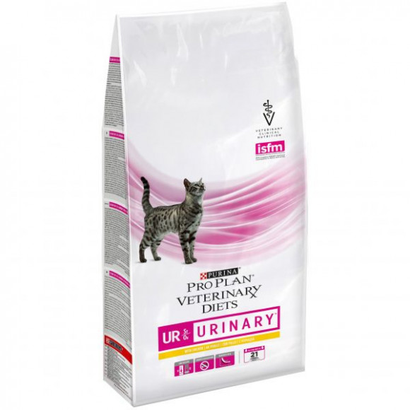 Корм Purina Pro Plan Veterinary diets UR корм для кошек при болезнях нижних отделов мочевыводящих путей c курицей 1,5 кг
