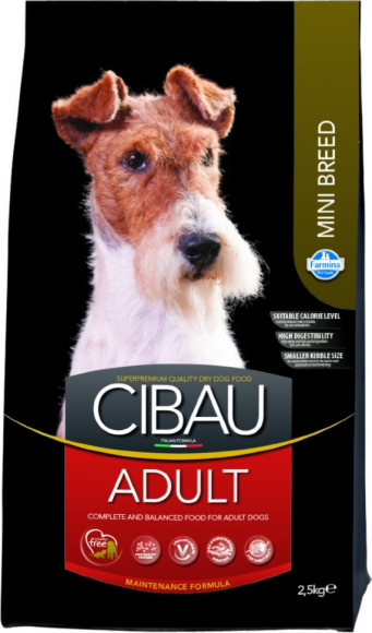 Корм Farmina Cibau Adult Mini для собак мелких пород 2,5кг