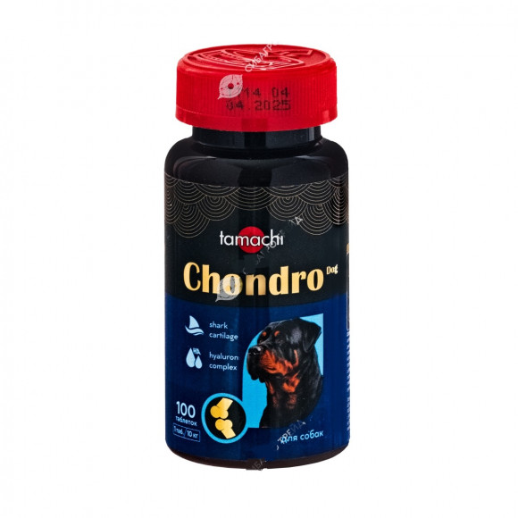 Витаминная добавка TAMACHI Chondro витамины для средних и крупных собак, 100 таблеток Витаминная добавка TAMACHI Chondro витамины для средних и крупных собак, 100 таблеток