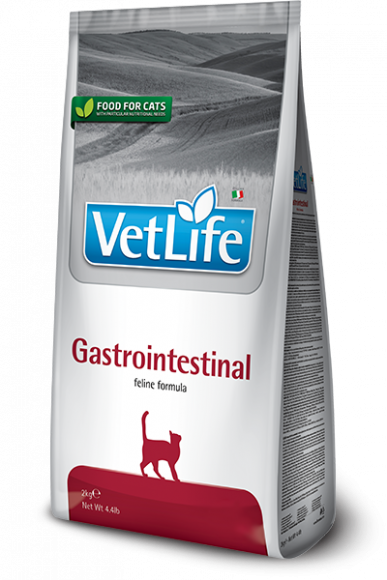 Ветеринарный корм Farmina Vet Life Cat Gastro-Intestinal для кошек при нарушениях пищеварения 5кг