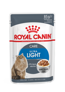 Влажный корм Royal Canin кусочки в соусе для кошек склонных к полноте Light Weight 85 г