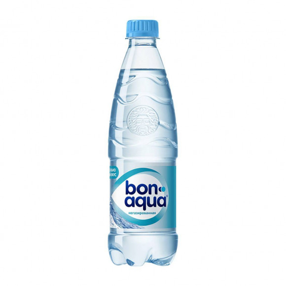 Вода питьевая негазированная "БонАква" 0,5л