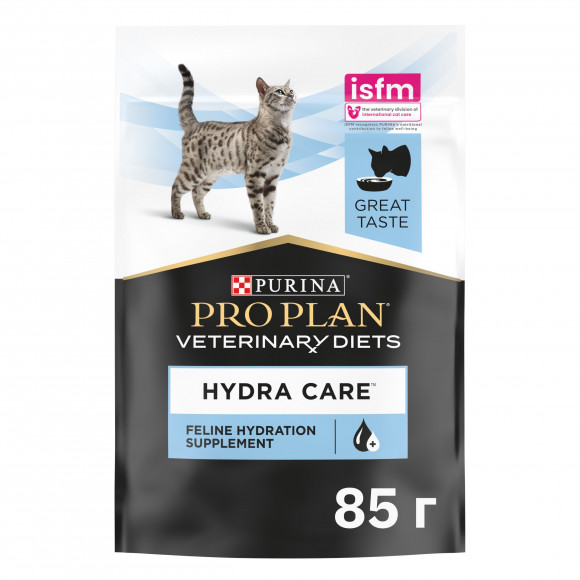 Влажный корм Pro Plan Hydra Care для взрослых кошек, способствующий увеличению потребления воды и снижению концентрации мочи, 85 г