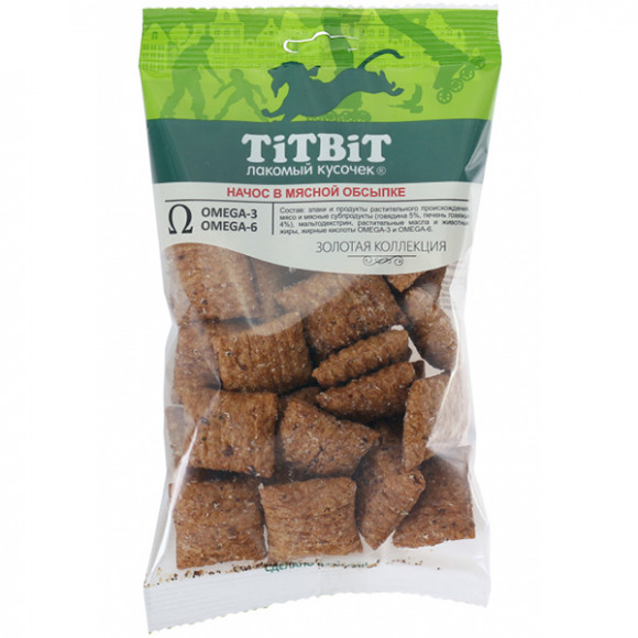 Лакомство TITBIT Начос в мясной обсыпке для собак 75 г