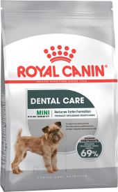 Корм Royal Canin для собак малых пород с повышенной чувствительностью зубов Mini Dental Care 1кг Корм Royal Canin для собак малых пород с повышенной чувствительностью зубов Mini Dental Care 1кг