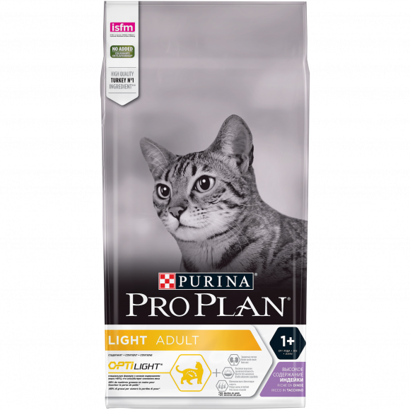 СКИДКА!!! Корм Purina Pro Plan для кошек с избыточным весом, индейка, 1,5 кг (СРОК 31.05.2024)