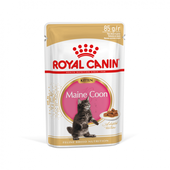 Влажный корм Royal Canin для котят породы мейн-кун в соусе 85 г