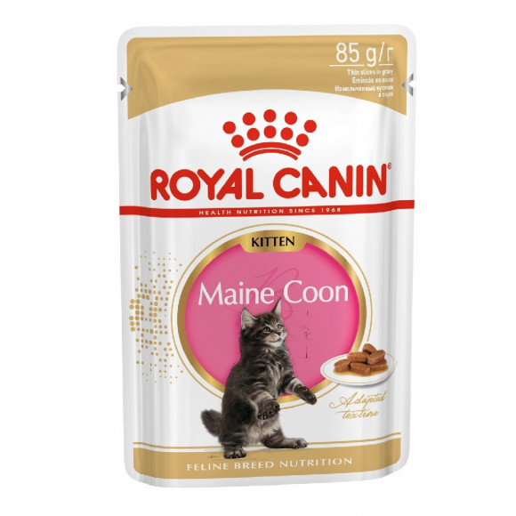 Влажный корм Royal Canin для котят породы мейн-кун, соус, 85гр
