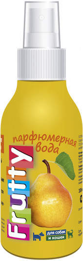 Парфюмерная вода Frutty Груша для собак и кошек 100мл Парфюмерная вода Frutty Груша для собак и кошек 100мл