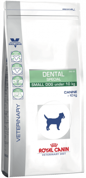 Ветеринарный корм Royal Canin для собак весом менее 10 кг для гигиены полости рта Dental Special DSD25 Small Dog 2кг