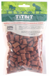 Лакомство TITBIT Подушечки глазированные с начинкой из телятины для собак (Золотая коллекция) 100 г Лакомство TITBIT Подушечки глазированные с начинкой из телятины для собак (Золотая коллекция) 100 г