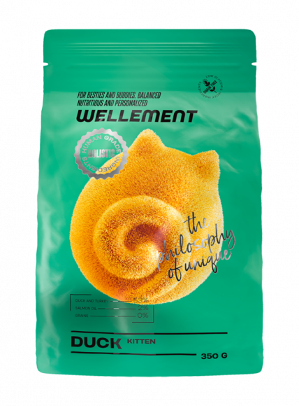 Корм Wellement для котят с уткой 350 г Корм Wellement для котят с уткой 350 г