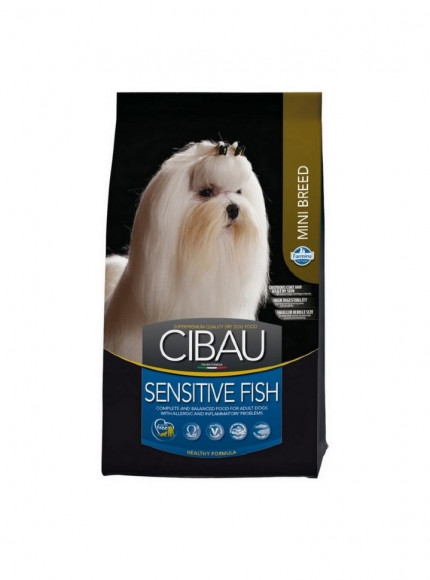 Корм Farmina Cibau Sensitive Fish Mini для собак маленьких пород рыба 2,5кг