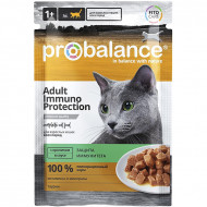 Влажный корм ProBalance кошек Immuno Protection кролик в соусе 85 г Влажный корм ProBalance кошек Immuno Protection кролик в соусе 85 г